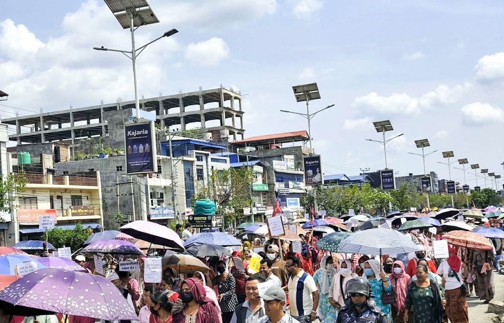बुटवलमा भूमिहीनको प्रदर्शन, विकल्पसहित व्यवस्थापनको माग